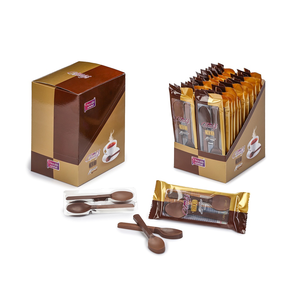شکلات قاشق 2 عددی (کارتن 6 عددی)
